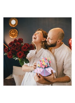 Y&D 3D Pop Up Greeting Card Flower Basket Bouquet Card/Butterfly Pop-up Birthday Anniversary Gift Handmade Cards  - Image 5