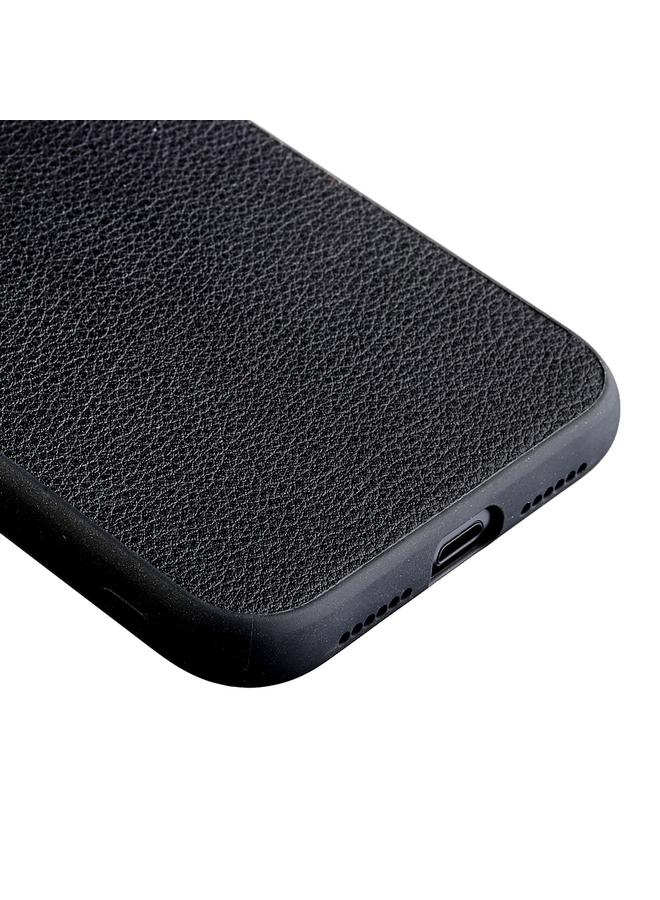The Bros Phone Case For iPhone 12 Pro Max Bead Texture Genuine Leather Protective Phone Case  - Image 4