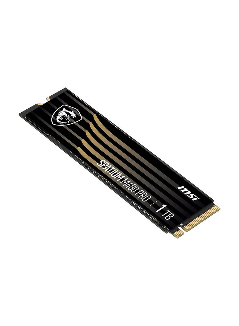 MSI Spatium M480 Pro PCIe Gen4x4 M.2 2280 Internal SSD, 1TB Capacity, Up To 7400MB/s Sequential Read & 6000MB/s Sequential Write Speed, 700 TBW, 3D NAND | S78-440L1G0-P83 1 TB  - Image 4