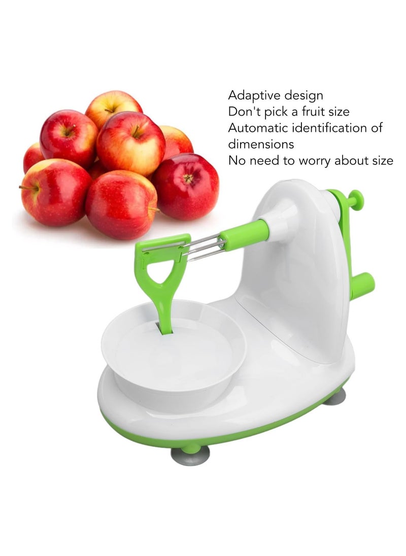 Generic Hand Crank Fruit & Potato Peeler – Heavy-Duty Kitchen Peeler with Suction Cup Base for Quick & Effortless Peeling – Perfect for Apples, Pears, Potatoes & More  - Image 2