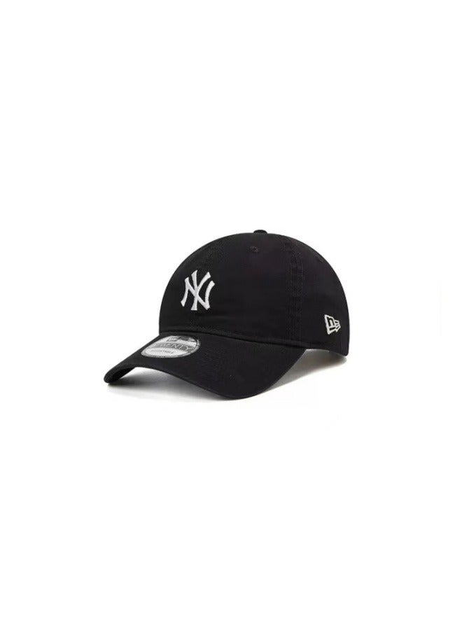 NEW ERA New Era MLB New York Yankees Fashion Sunshade Hat, Mesh Hat, Outdoor Men's and Women's Sports Duck Tongue Hat Black - Image 1