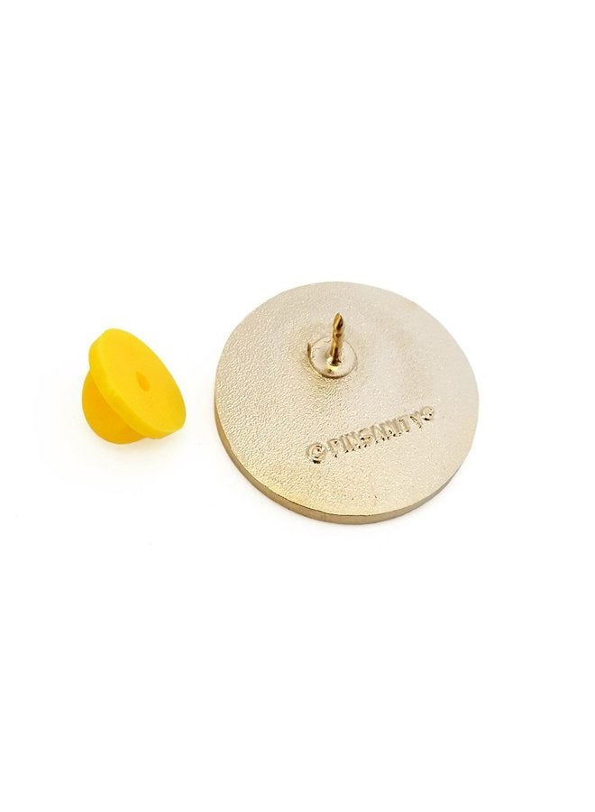 Pinsanity I Have No Idea What I'm Doing Enamel Lapel Pin,Gold,1 inch - Image 3
