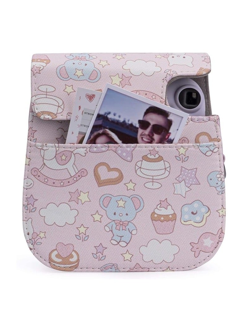 general Fujifilm Instax Mini 11 Instant Film Camera Case with Accessory Pocket and Removable/Adjustable Shoulder Strap - Image 3