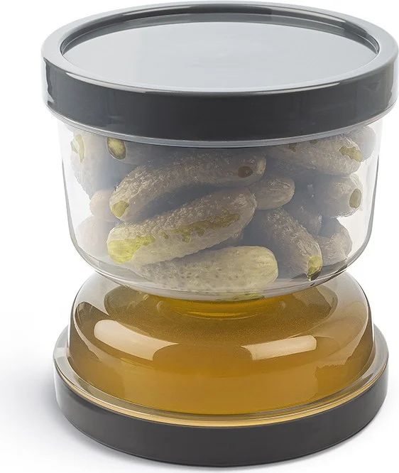 5 دي ام Hourglass Olive and Pickle Storage Container
