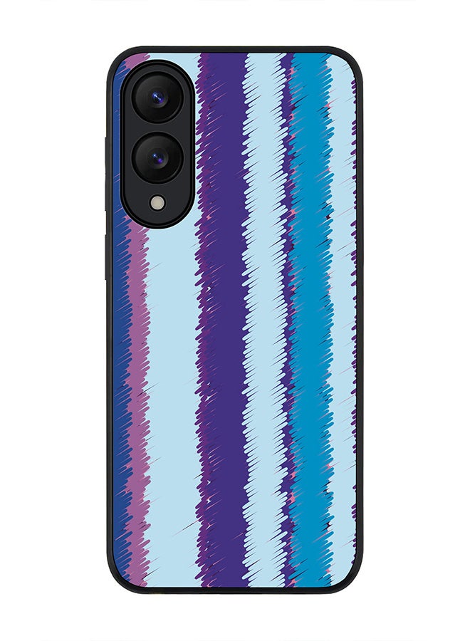Stylizedd For Samsung Galaxy S25 Edge Case,Slim fit Camera Protection, Shockproof Thin Phone cover  - Lines Of Violet