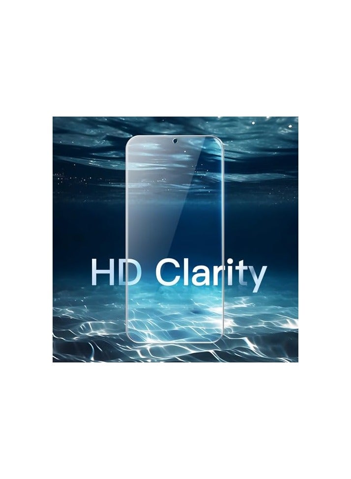 JETech Screen Protector for Samsung Galaxy S22 5G 6.1-Inch, Tempered Glass Film with Easy Installation Tool, Fingerprint ID Compatible, HD Clear, 3-Pack - Image 3