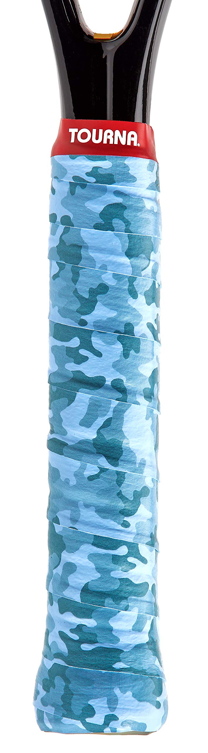 Tourna Soft Tac Blue Camo Overgrip for Tennis and Pickleball - Image 2