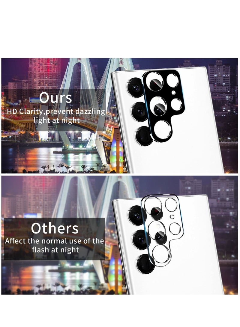 BORTONY Galaxy S23 Ultra Camera Lens Protector Scratch Resistant Tempered Glass Compatible with Samsung Galaxy S23 Ultra - Image 2