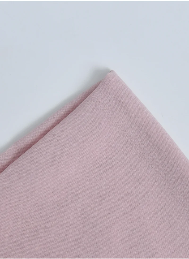 lamha abaya Plain silk veil light pink