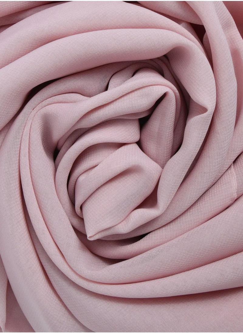 lamha abaya Plain silk veil light pink