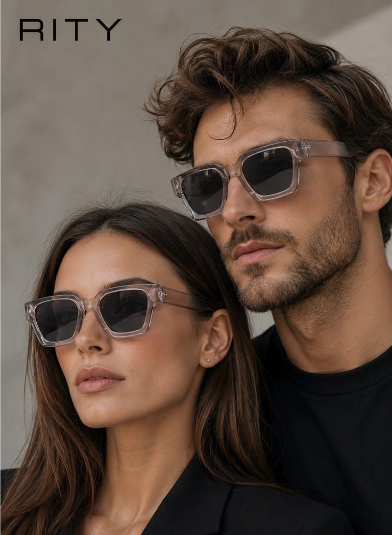 RITY Men & Women Polarized Sunglasses with UV Protection | Trendy Lightweight Fashion Eyewear for Driving, Travel, Beach & Outdoor Activities | Comfortable & Durable Design - Image 2