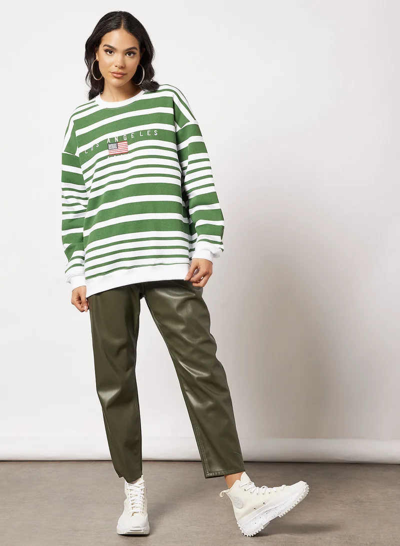 ديزي ستريت Los Angeles Stripe Sweater
