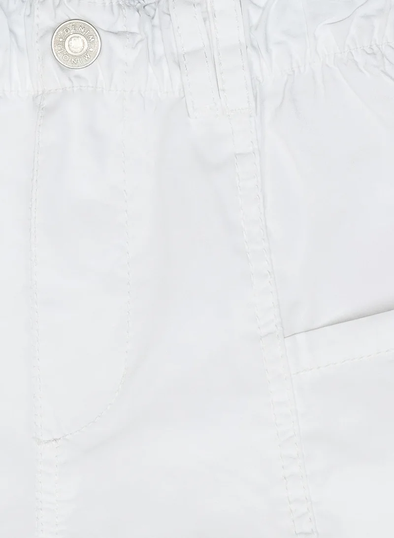 MINOTI Kids Girls Shorts with Pockets and Elasticated Waistband