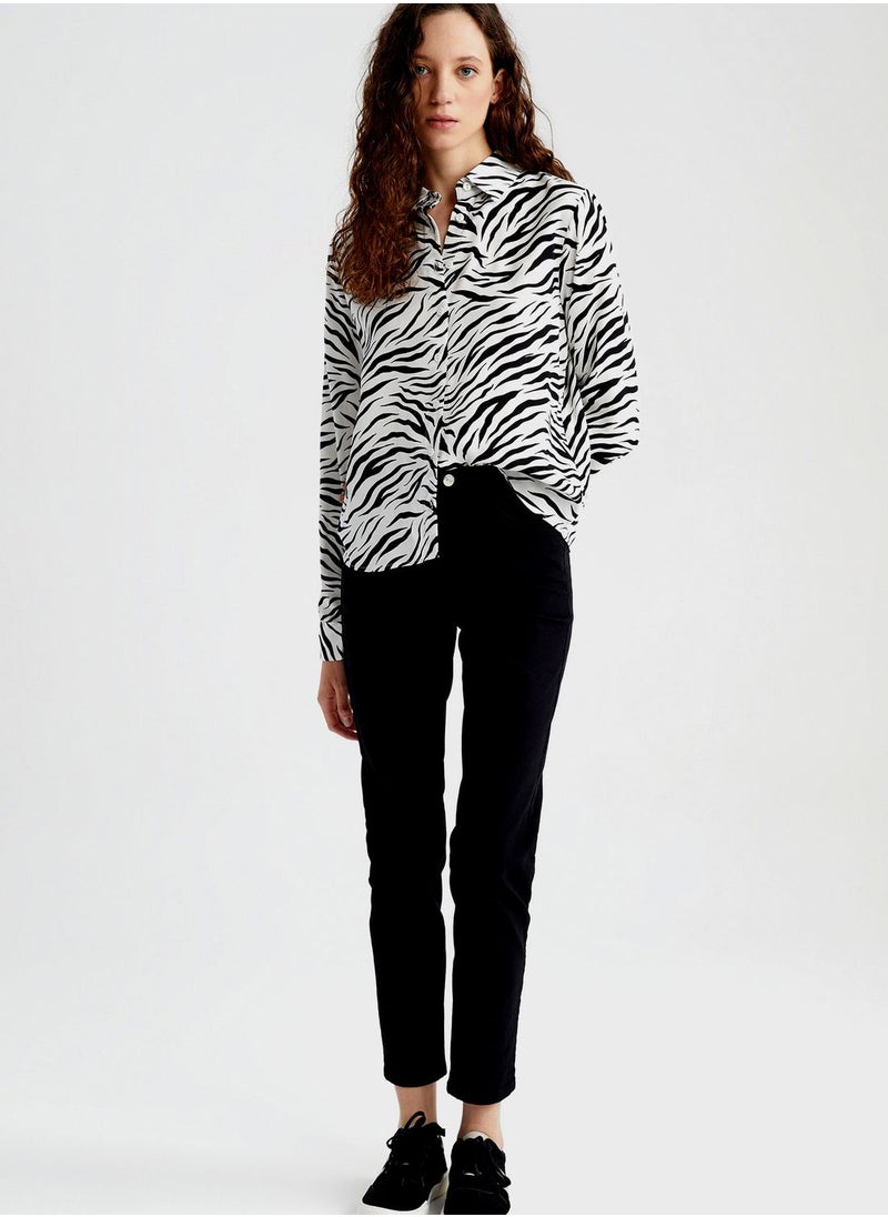 DeFacto - Regular Fit Long Sleeve Shirt - Image 1