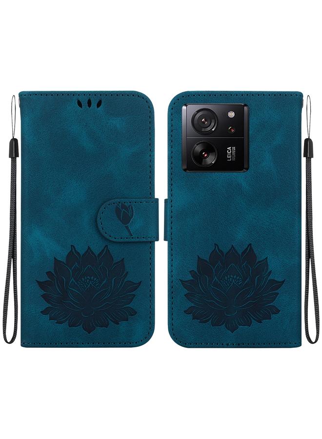 erorex Case For Xiaomi Redmi K60 Ultra Lotus Embossed Leather Phone Case - Image 1