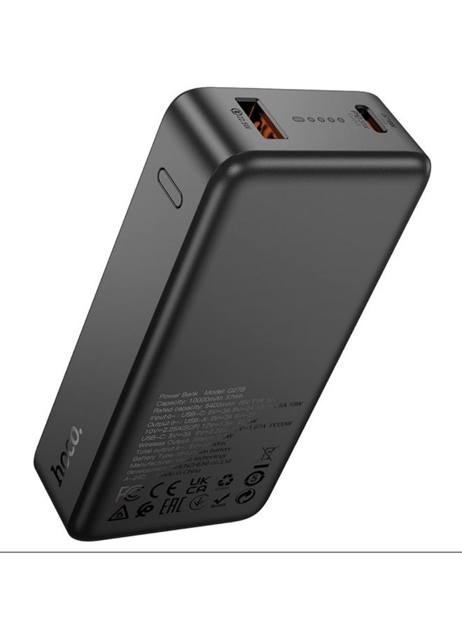 Hoco HOCO Q27B 10000mAh Power Bank: Fast Charging for Multiple Devices and Support Wireless Charging for Apple Watch in a Small Size That Fits in Your Pocket  - Image 4