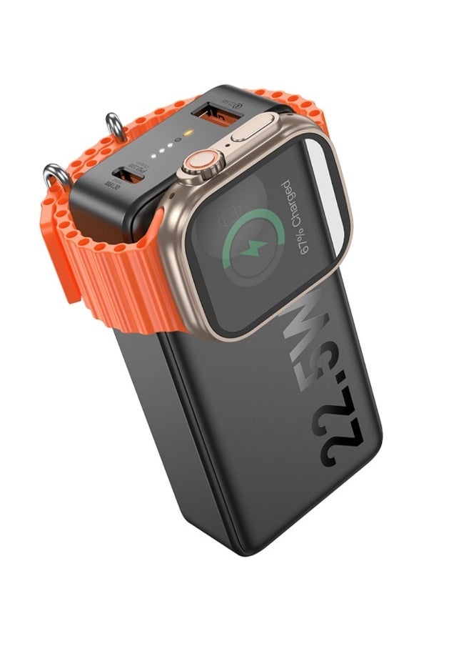 Hoco HOCO Q27B 10000mAh Power Bank: Fast Charging for Multiple Devices and Support Wireless Charging for Apple Watch in a Small Size That Fits in Your Pocket  - Image 3