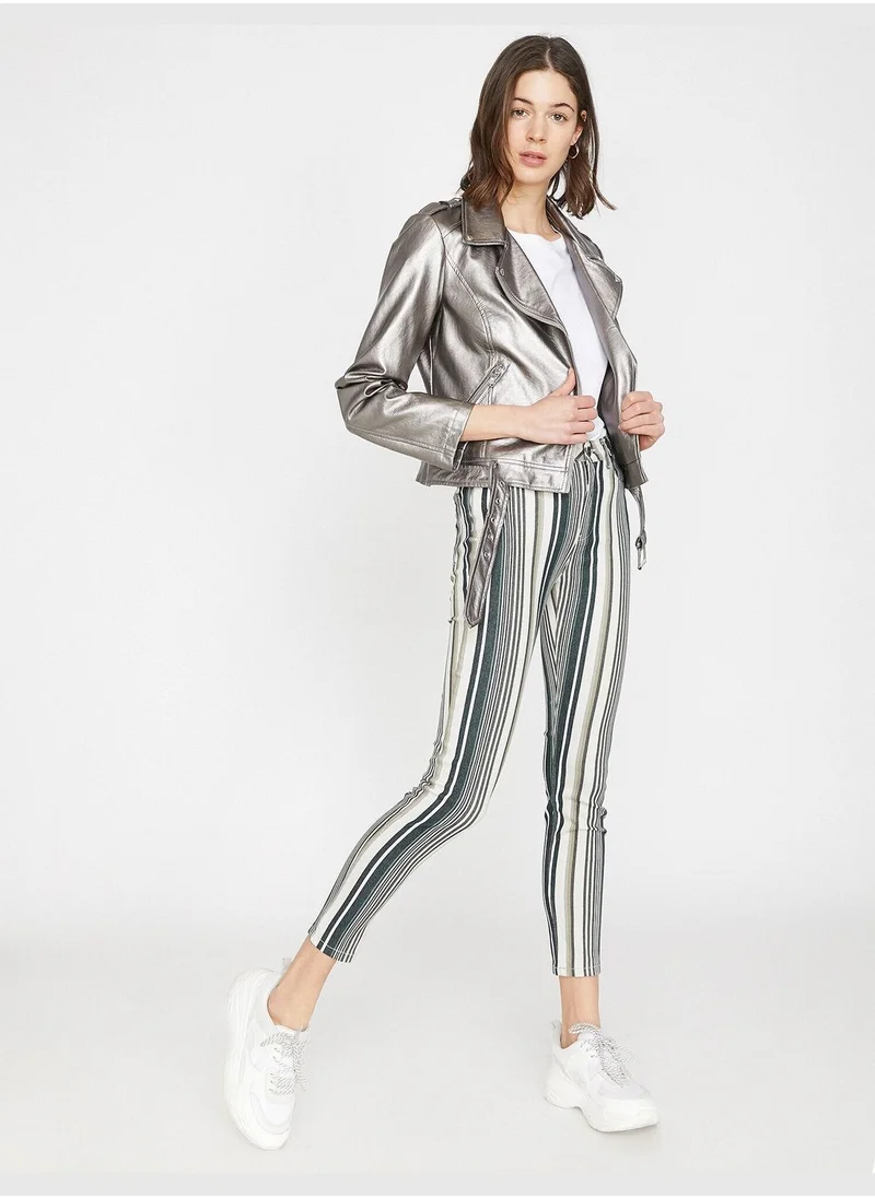 KOTON Striped Trousers