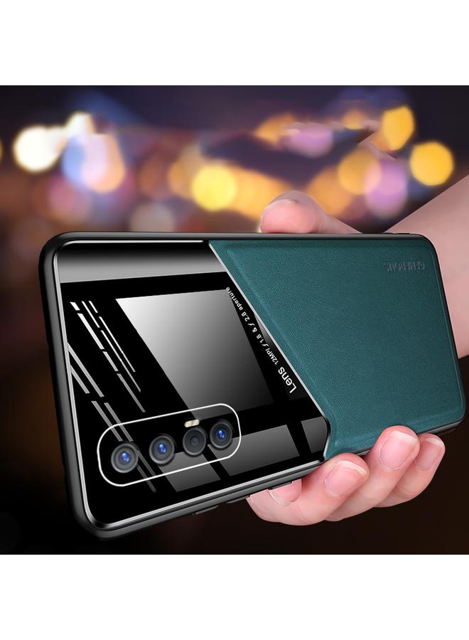 اس-توب جراب هاتف OPPO Reno3 Pro مصنوع من الجلد العضوي والزجاجي بالكامل - Image 4