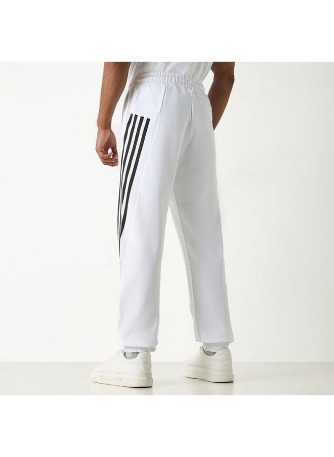Kappa - Kappa Striped Detail Joggers with Drawstring Closure and Pockets - Image 1