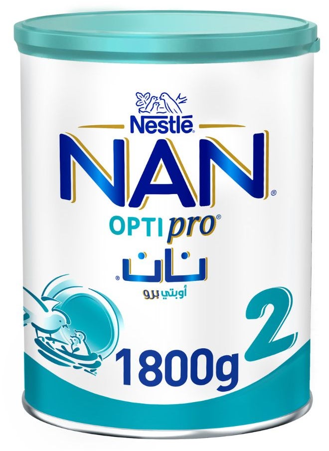 Nan Optipro Stage 2 From 6 to 12 Months Baby Formula 1800g  - Image 2