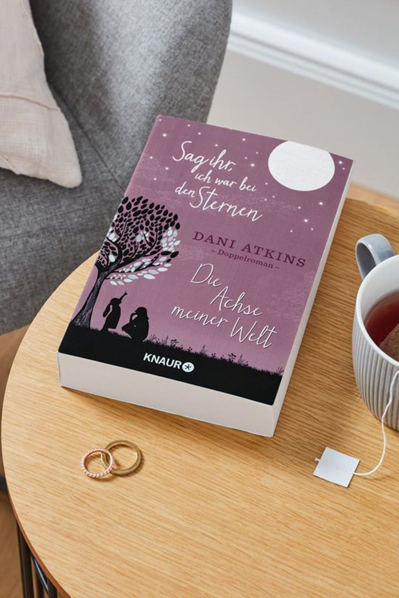 Tchibo Novel Set Of 2 You Say I Was The Star And The Axes Of My World, Pink - Image 1