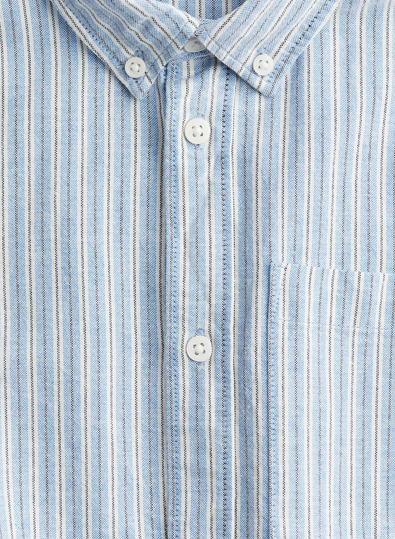 H&M Button-Down Cotton Shirt