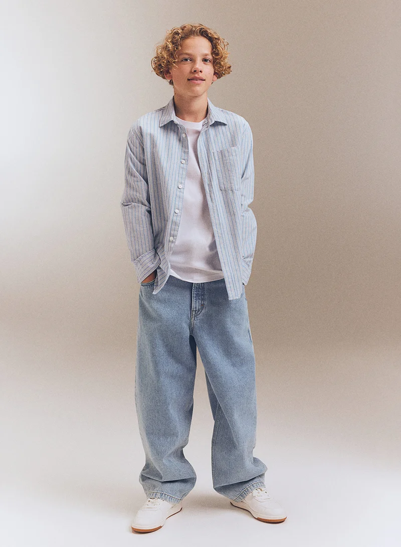 H&M Button-Down Cotton Shirt