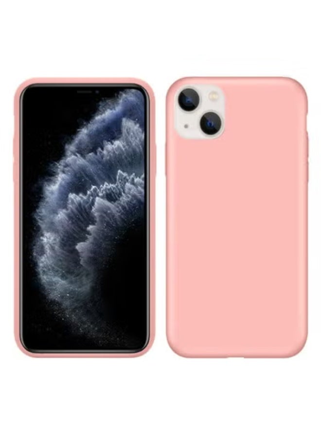 جولف لينك غطاء خلفي لحماية هاتف آيفون 14 من آبل، لون وردي - Image 1