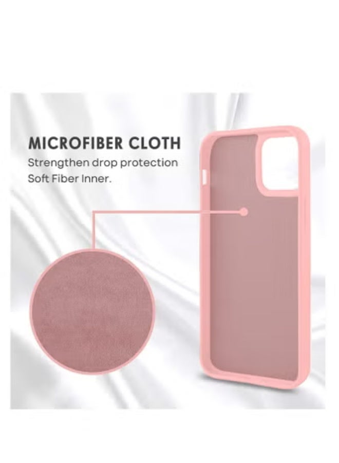 جولف لينك غطاء خلفي لحماية هاتف آيفون 14 من آبل، لون وردي - Image 4