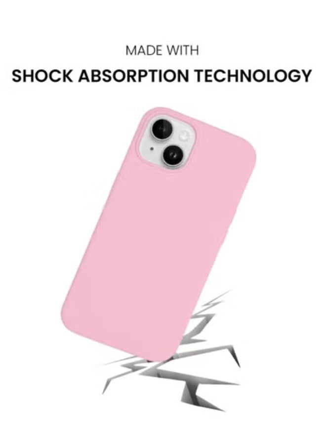 جولف لينك غطاء خلفي لحماية هاتف آيفون 14 من آبل، لون وردي - Image 5