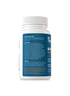 Dr. Tobias Blood Pressure Support Supplement With Hawthorn Hibiscus Flower Olive Leaf & Garlic Supports Normal Circulatory Health With Vitamins C B6 B12 Niacin Folate & Herbs 90 Capsules  - Image 4