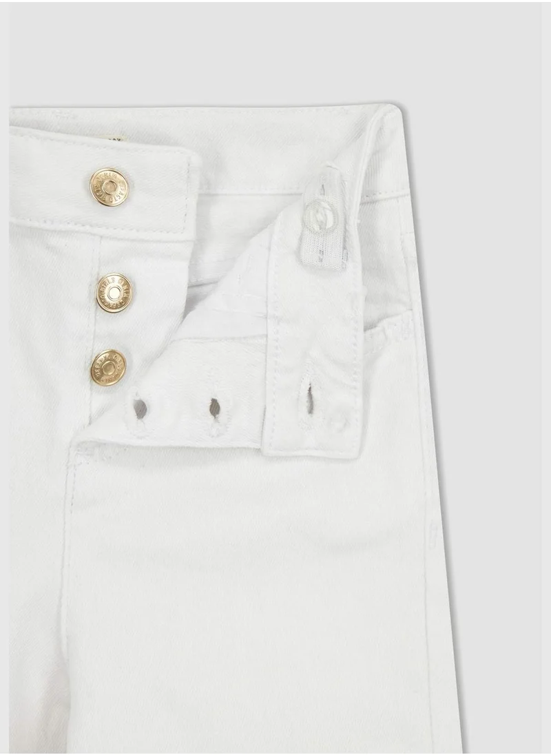 DeFacto Girl Flare Fit Denim Trousers