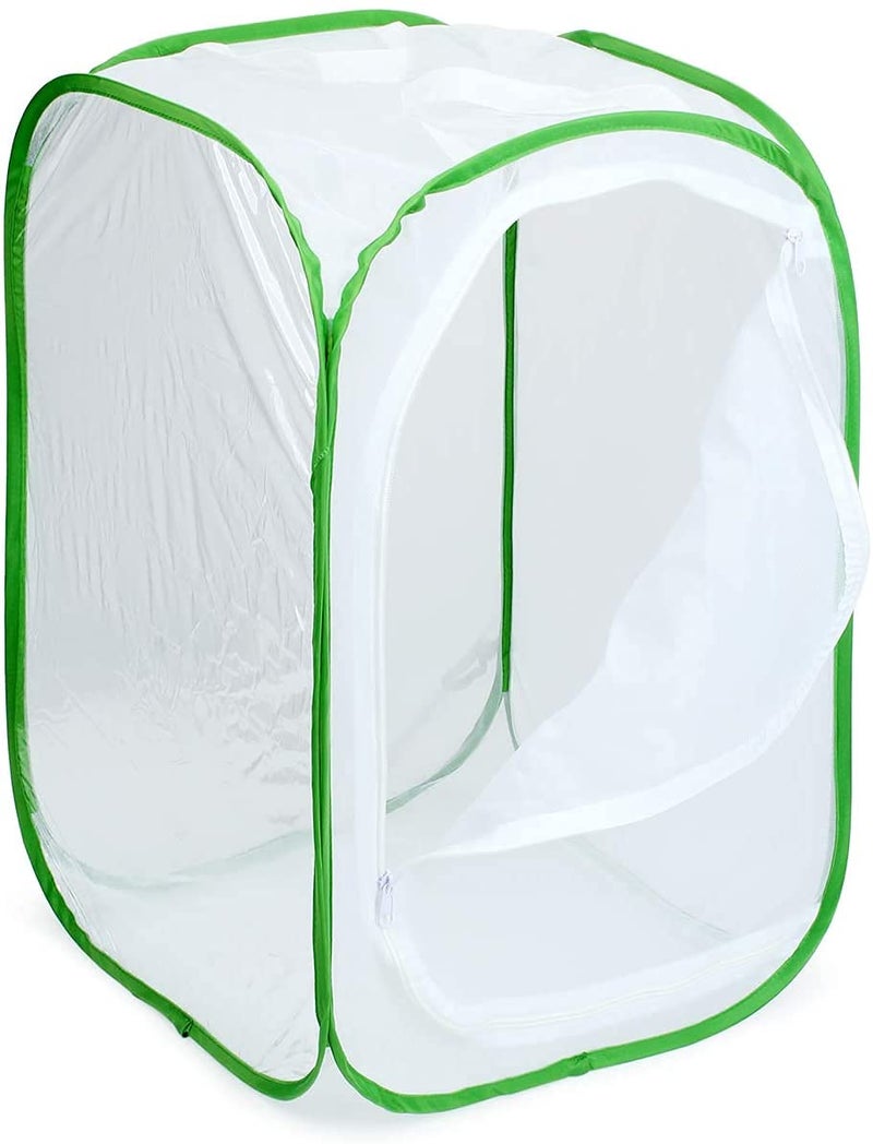 RESTCLOUD Butterfly Habitat with Poo Poo Platter, Monarch Butterfly Cage with Poo Poo Tray Mat 24 Inches Tall - Image 3