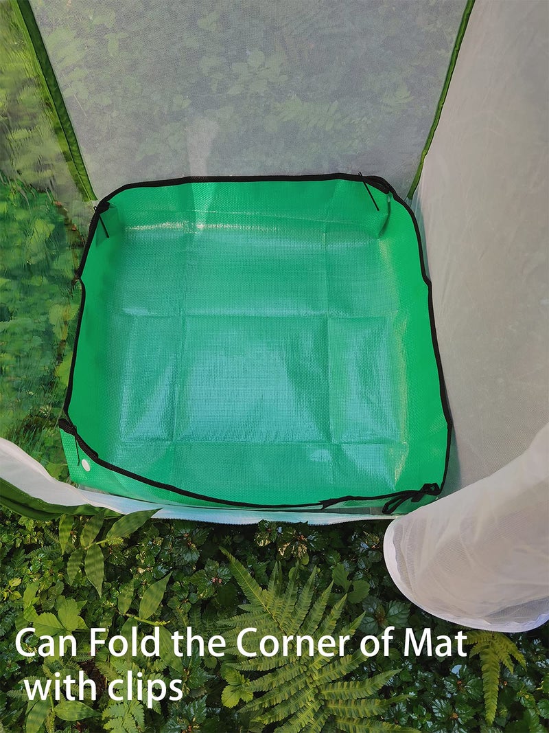 RESTCLOUD Butterfly Habitat with Poo Poo Platter, Monarch Butterfly Cage with Poo Poo Tray Mat 24 Inches Tall - Image 4