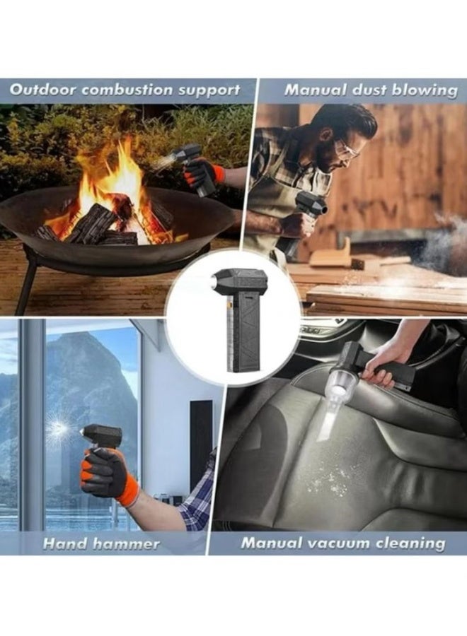 Denx MINI JET FAN Portable Handheld – 70W High‑RPM Cooling Fan with 5000 mAh Battery - Image 4