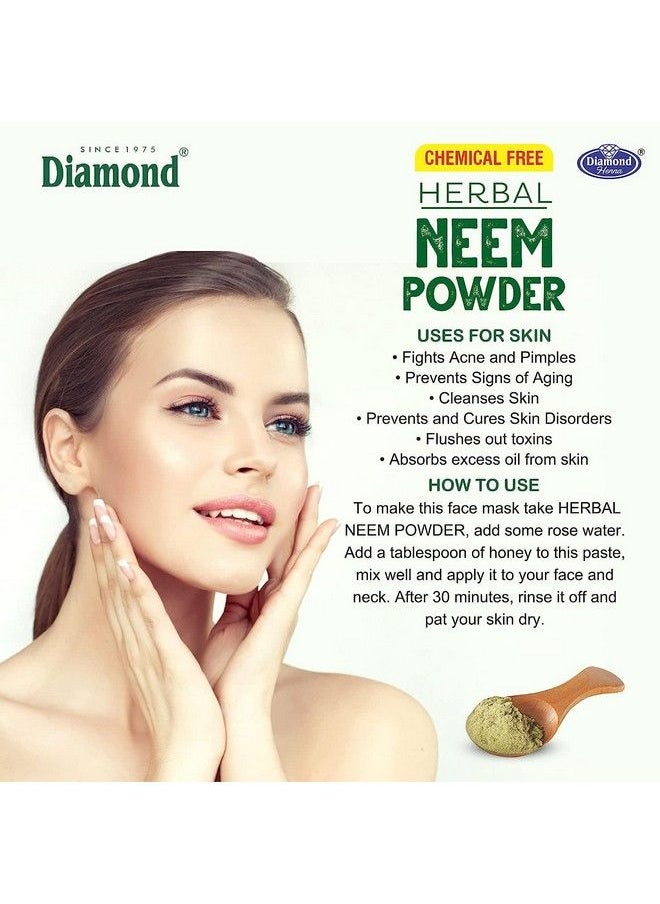Diamond - Herbal Neem Powder Chamical Free For Face & Hair ;Pimplefree Clear & Glowing Skin ; Dense & Silky Hair 150Gm(Pack Of 5) - Image 1