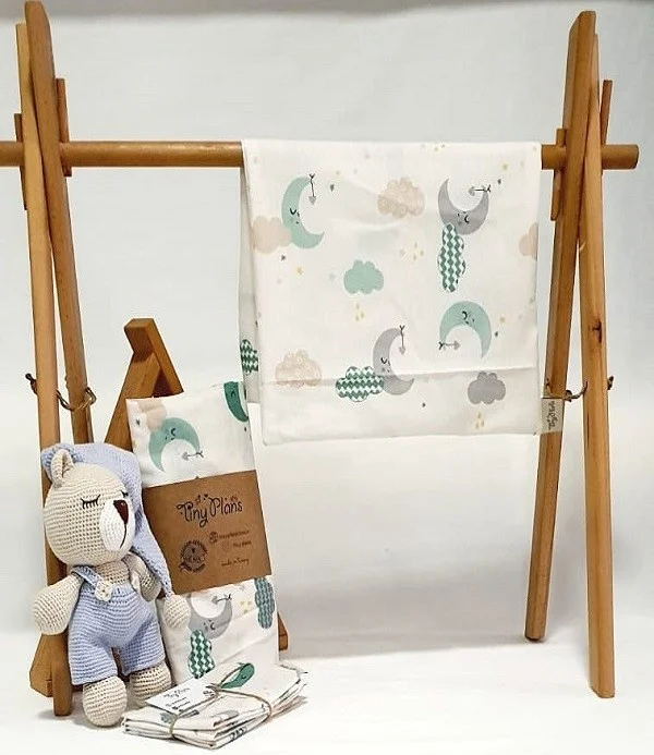 تيني لانس Elastic Baby-Children's Sheet Pillowcase Set