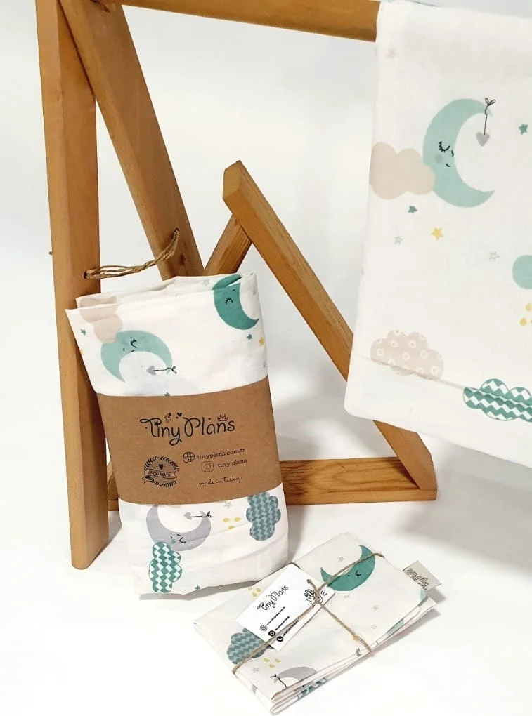تيني لانس Elastic Baby-Children's Sheet Pillowcase Set