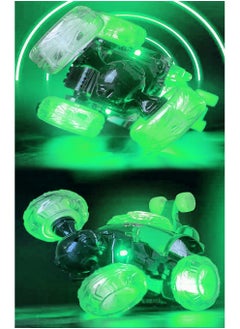 MissTiara 4WD RC Stunt Car,High Speed Double Sided Car With 360 Flips, Sound And Light,Great Road Passing Capacity,Monster Truck  - Image 5