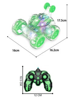 MissTiara 4WD RC Stunt Car,High Speed Double Sided Car With 360 Flips, Sound And Light,Great Road Passing Capacity,Monster Truck  - Image 2