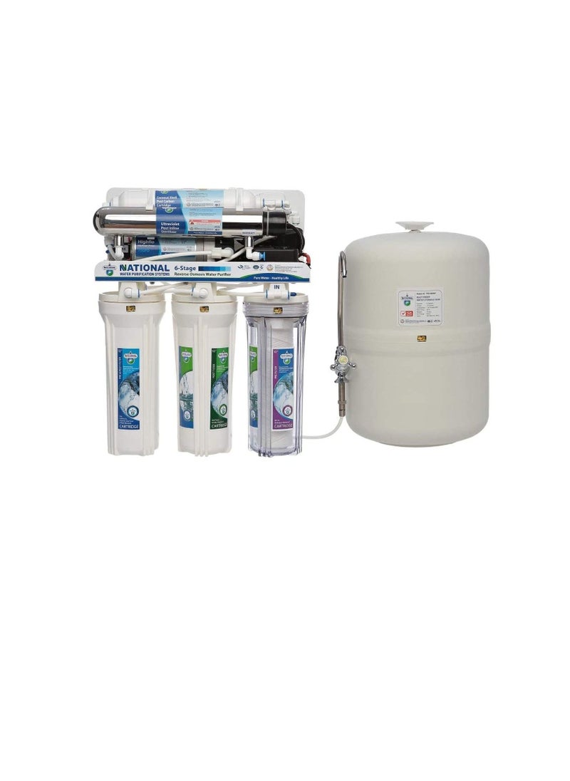 NATIONAL GREEN National Green 75 GPD, 6 Stage RO system with UV NE-RO6-75QF-SV-MV-UV  - Image 2