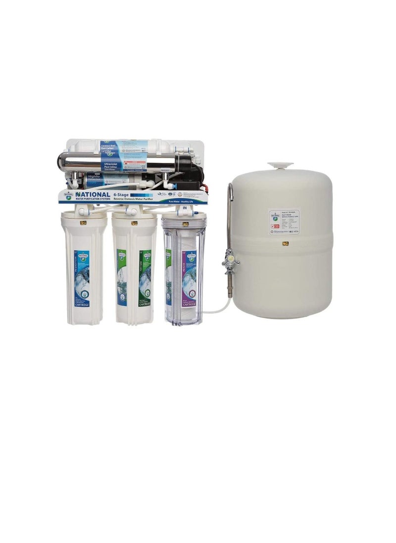 NATIONAL GREEN National Green 75 GPD, 6 Stage RO system with UV NE-RO6-75QF-SV-MV-UV  - Image 3