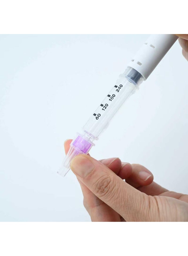 NOVAMED Portable Adjustable Injection Pen – Disposable Medication Delivery Pen for Compatible Insulin, Growth Hormone & Interferon Cartridges | Compact Precision Injection Device - Image 4