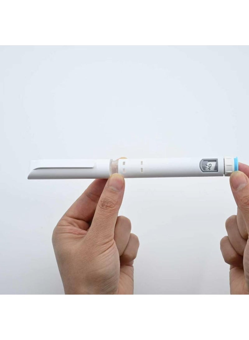 NOVAMED Portable Adjustable Injection Pen – Disposable Medication Delivery Pen for Compatible Insulin, Growth Hormone & Interferon Cartridges | Compact Precision Injection Device - Image 3