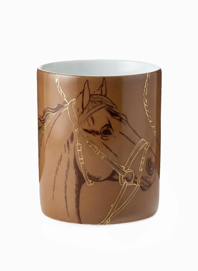 Silsal  Fares Mini Vase - Havane Brown  | Best Price UAE