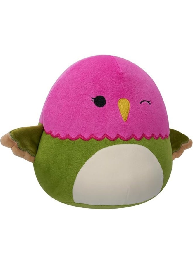 Squishmallows Squishmallows Na'lma The Pink and Green Winking Hummingbird Plush Toy (19 cm) - Image 2