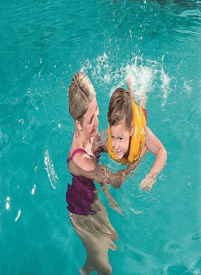 Surfexa Children Swim Pool Float Swim Best Jacket Life Jacket Safety Swimming Jacket for 3-8 Years Kids(Multi Color)(1pis)(Swim Jacket) - Image 4