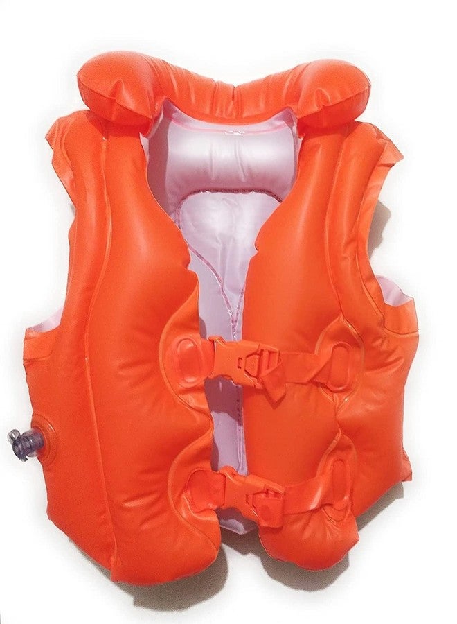 Surfexa Children Swim Pool Float Swim Best Jacket Life Jacket Safety Swimming Jacket for 3-8 Years Kids(Multi Color)(1pis)(Swim Jacket) - Image 1