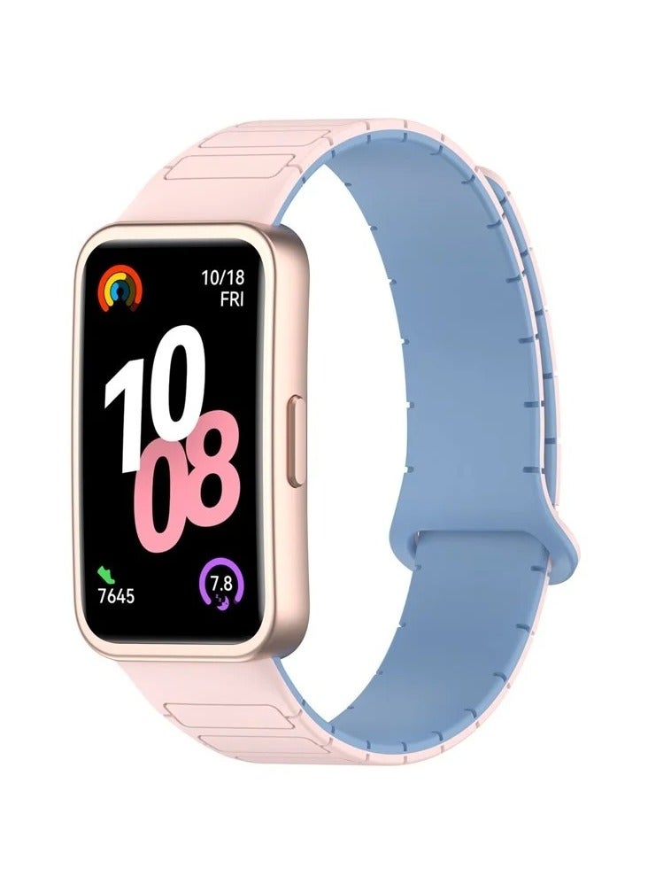 O Ozone (Pack of 3) Magnetic Loop Strap for Huawei Band 10 | Huawei Band 9 |8 Watch Band, Silicone Sport Replacement Wristband -Multicolor - Image 5